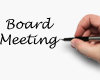Board Meeting to be Held September 7th