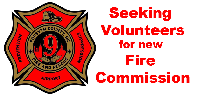 Volunteers needed for new Forsyth County Fire Commission